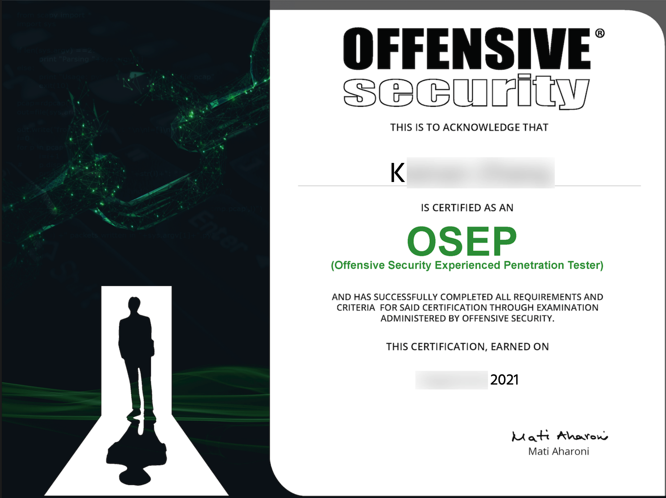 OSEP Certification